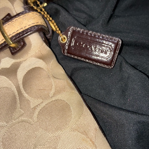 Coach Tan and Brown Crossbody Bag - Picture 5 of 8